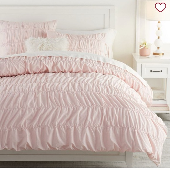 Teal and White Pottery Barn Teen Comforter Queen - Picture 2 of 2